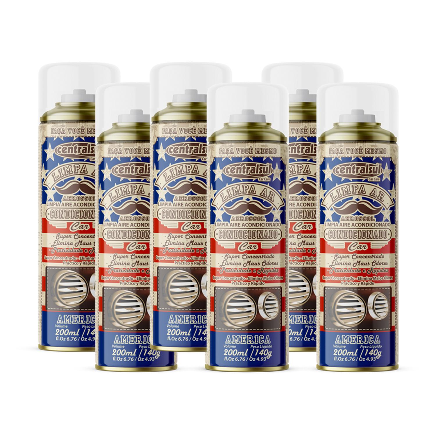 Limpia Aire Acondicionado Centralsul 200ml x6 Und CentralSul