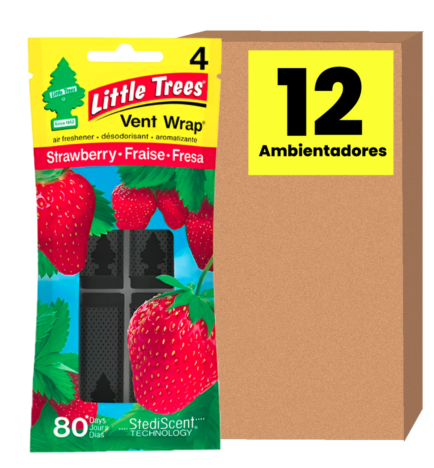 Ambientador Vent Wrap Little Trees x12 Und Little Trees