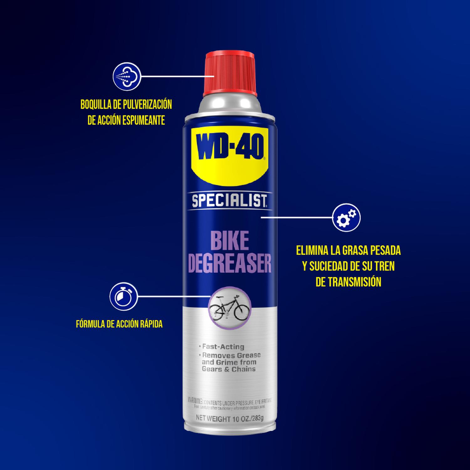 Desengrasante y Limpiador en espuma WD-40® Bike 283 Gr WD-40