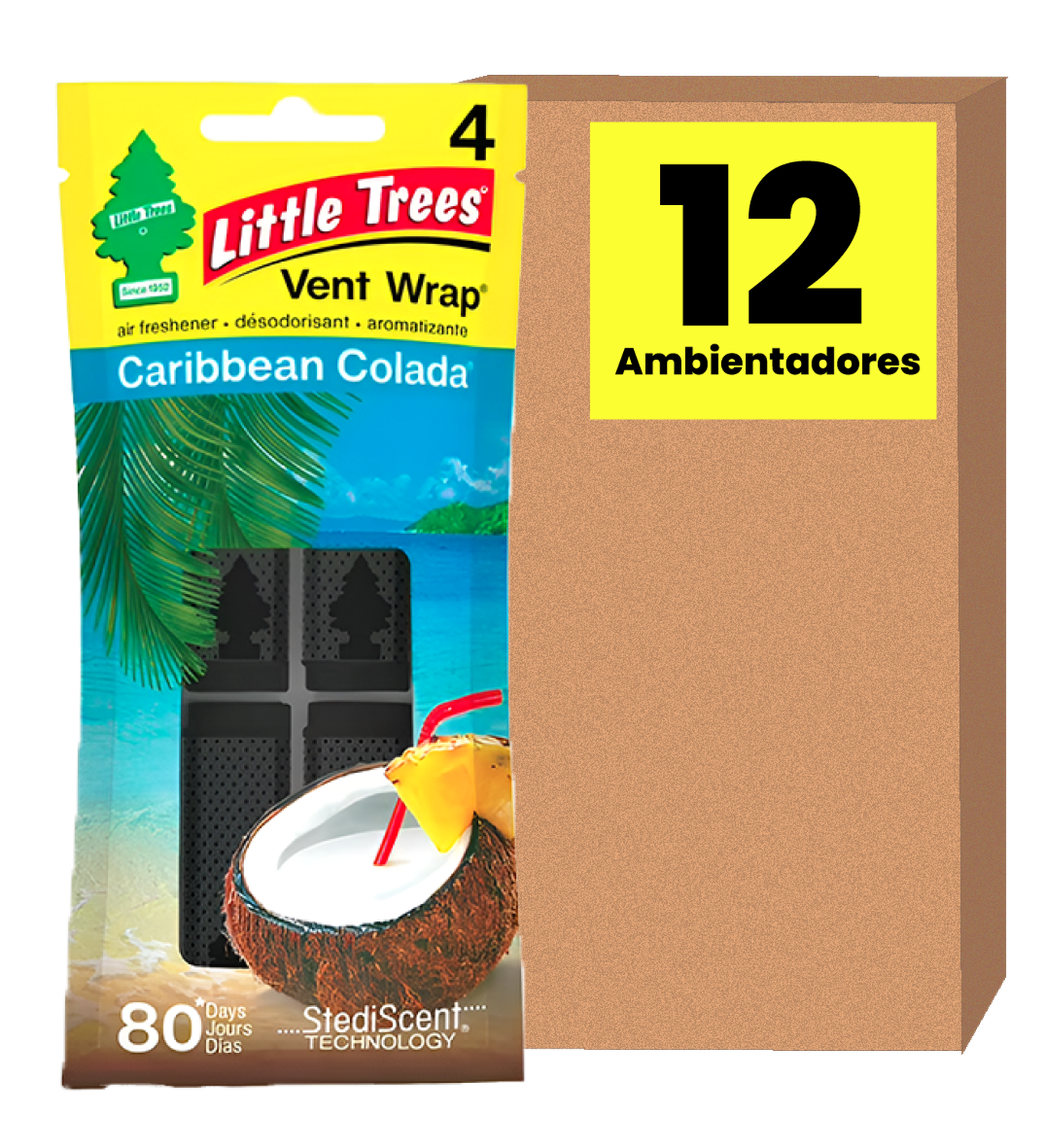 Ambientador Vent Wrap Little Trees x12 Und Little Trees