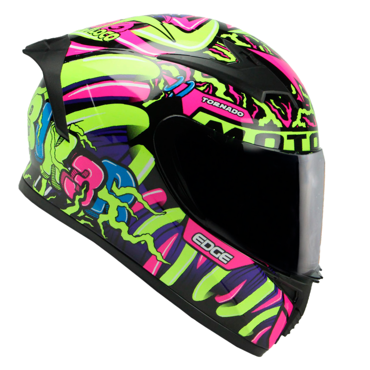 Casco Edge Integral Denver Motoloco Verde EDGE HELMETS