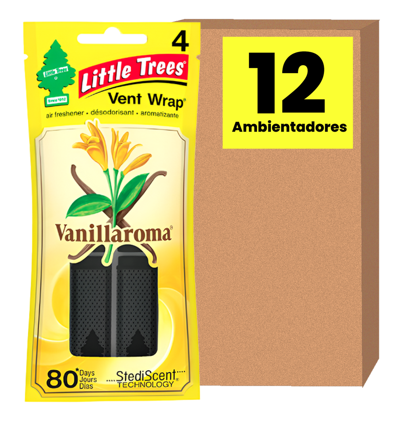 Ambientador Vent Wrap Little Trees x12 Und Little Trees