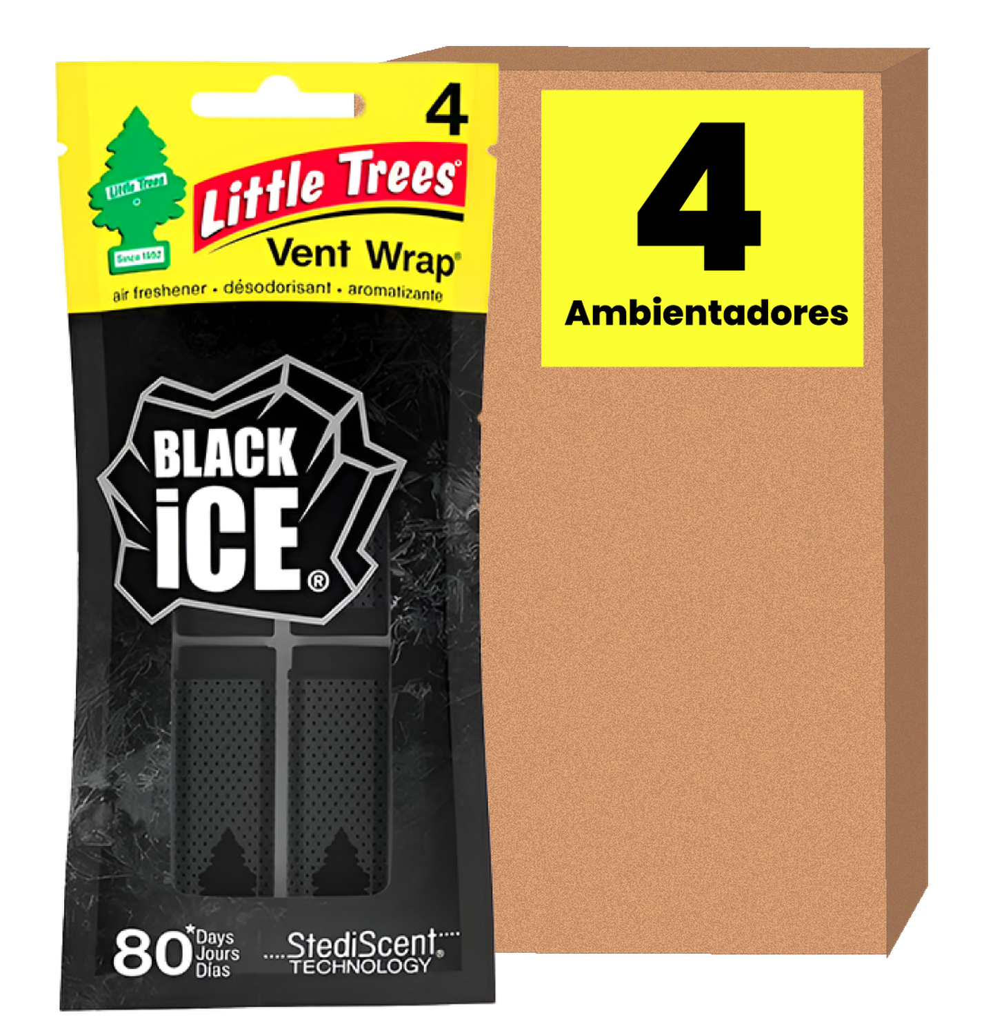 Ambientador Vent Wrap Little Trees x4 Und Little Trees