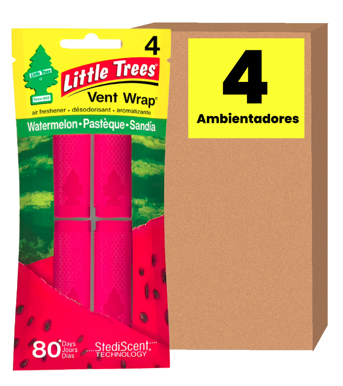 Ambientador Vent Wrap Little Trees x4 Und Little Trees