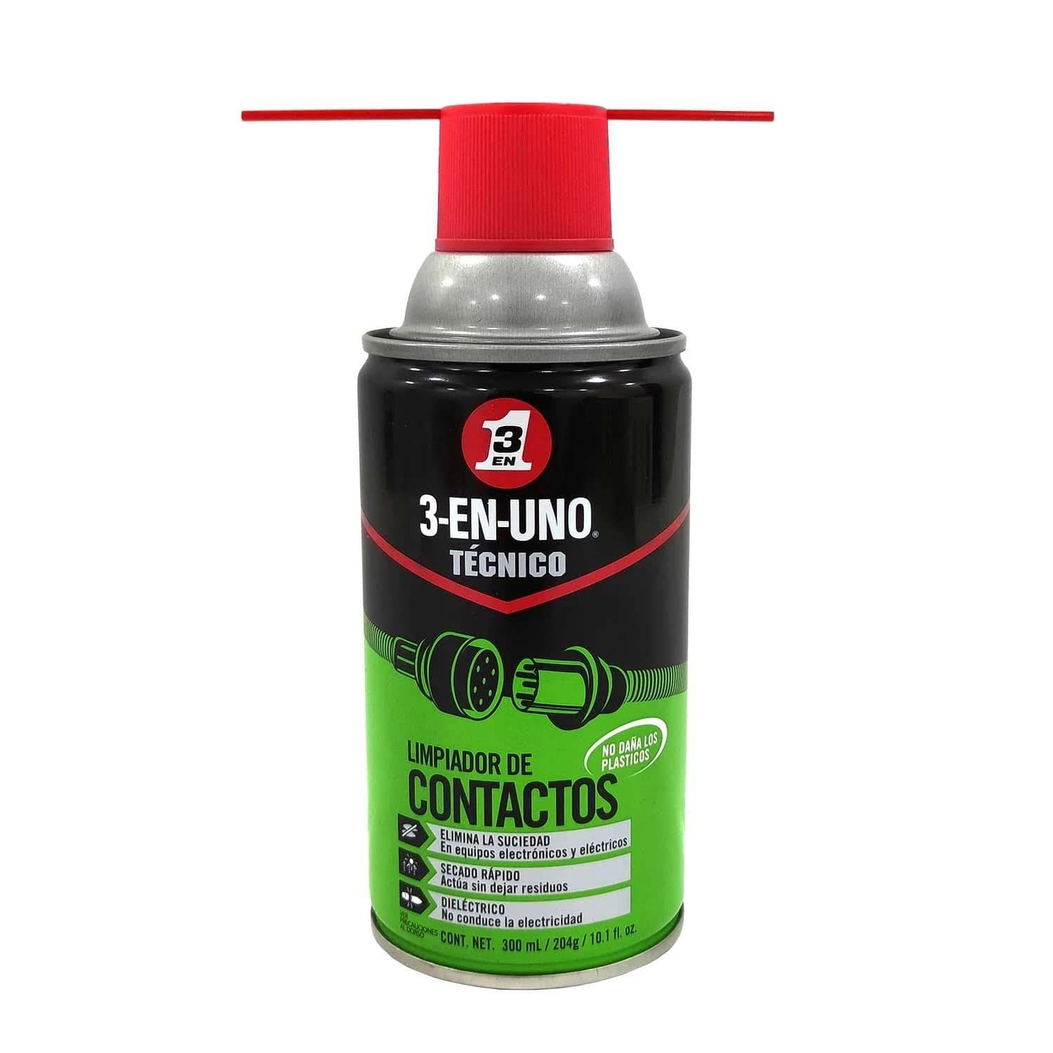 Limpiador de Contactos 3-En-Uno Técnico 300 ml 3-En-Uno