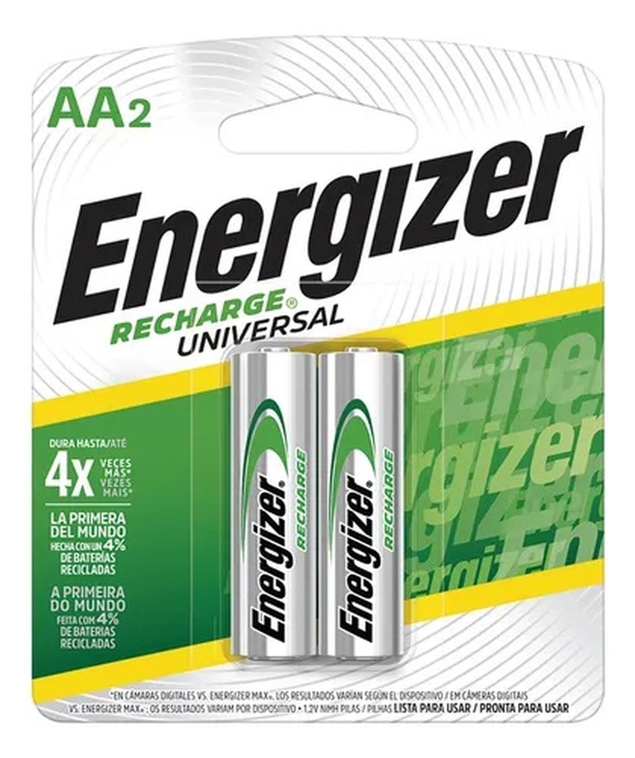 Pilas Recargables Energizer 2AA x3 y 2AAA x3 (12 Pilas) Energizer